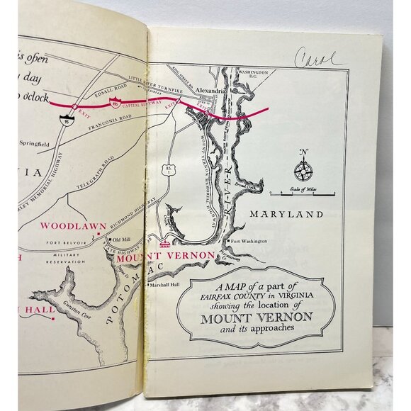 Mount Vernon An Illustrated Handbook Color Photos 1968 Travel Guide - Picture 3 of 11